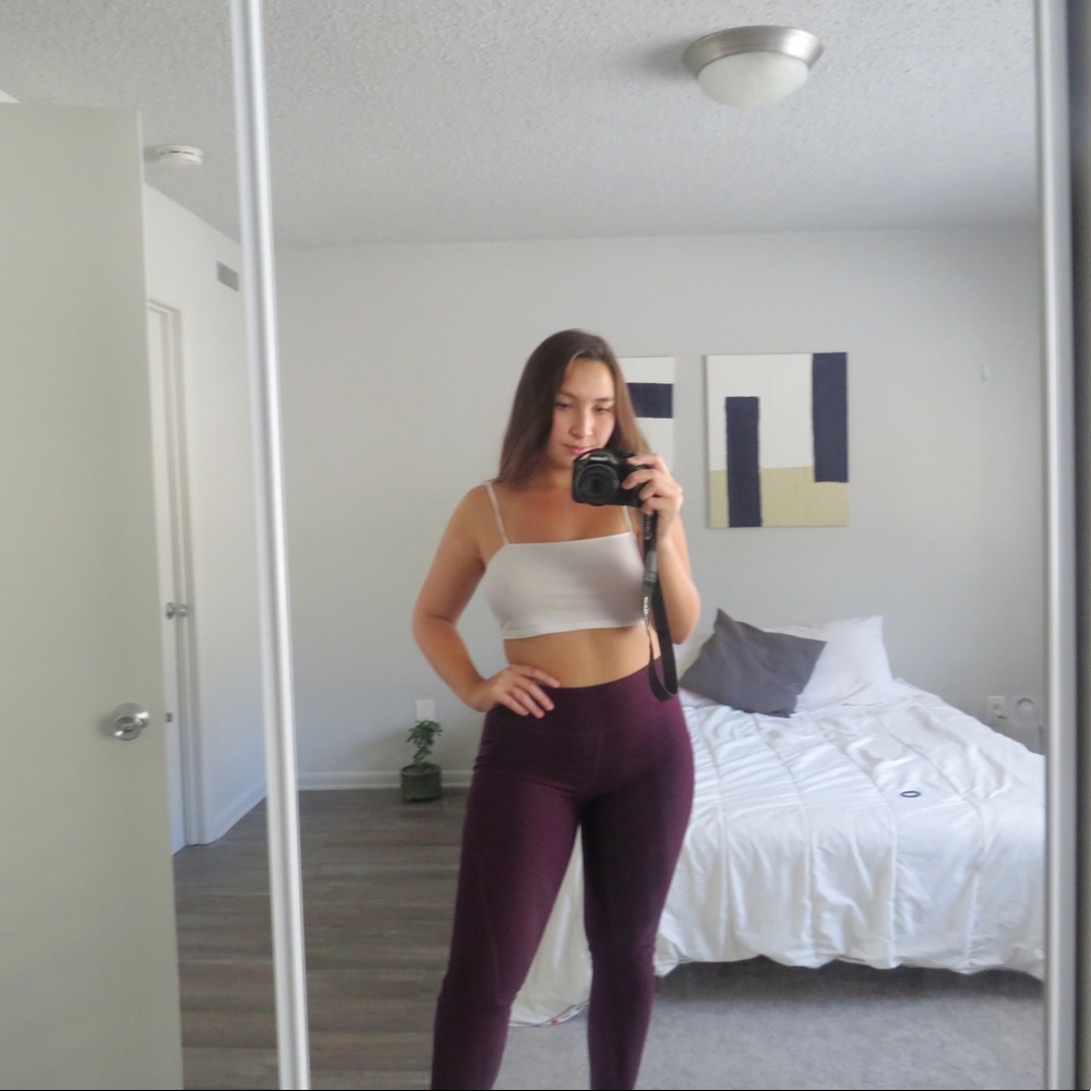 Reebok Athletic Leggings (Dark Purple)